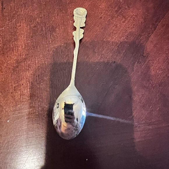 Vintage Gold Tone Rose Demitasse, Dessert, Coffee Spoons Made in Japan - Picture 3 of 4